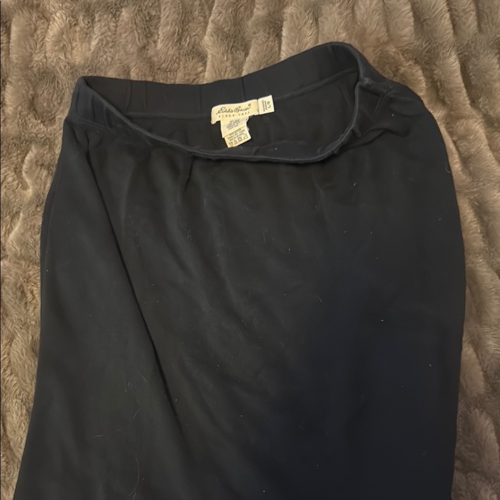 Vintage Eddie Bauer Black Skirt